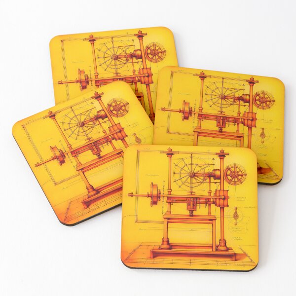 Item preview, An old drawing of the machine designed and sold by LanaGustavsson.