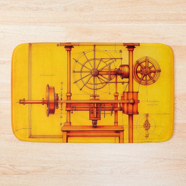 Item preview, An old drawing of the machine designed and sold by LanaGustavsson.
