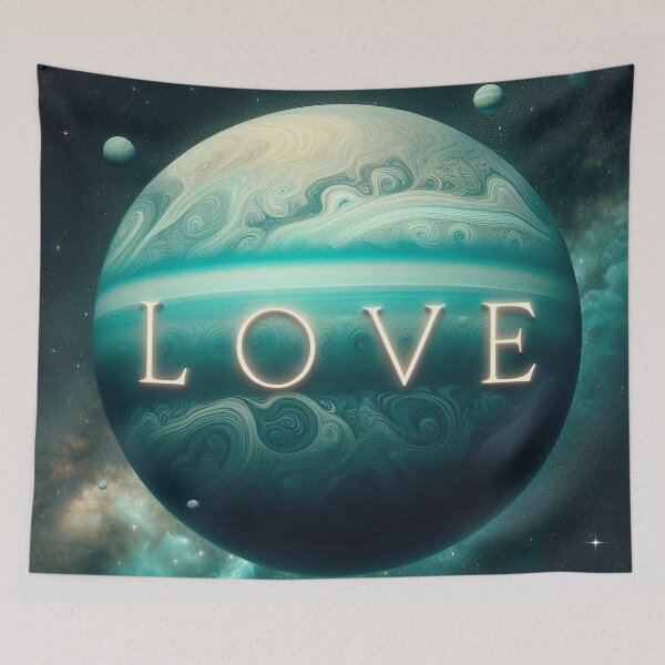 Item preview, Love Gas Giants: A Beautiful Space-Themed Design designed and sold by Jolly-Drawings.