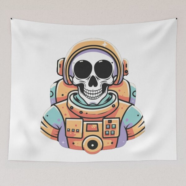 Item preview, Colorful skeleton astronaut designed and sold by PawelNature.
