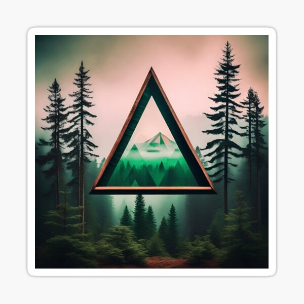 Item preview, The Mystic Triangle: A Portal to Another World designed and sold by Alihassan-Art.