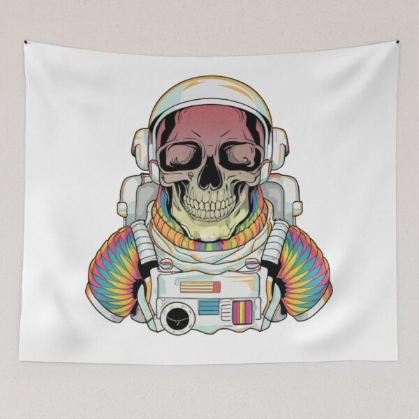 Item preview, Colorful skeleton astronaut designed and sold by PawelNature.