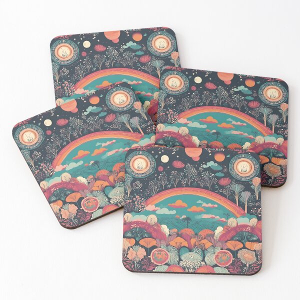 Item preview,  Spectacular Colorful Retro Pattern designed and sold by DigiDreamyArt.