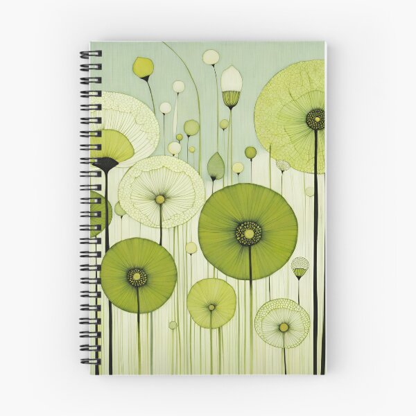 Item preview, Celadon and Chartreuse Flowers  designed and sold by Cathi.
