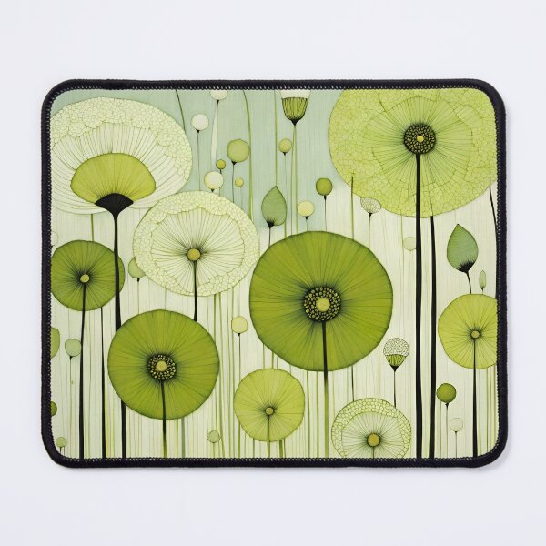 Item preview, Celadon and Chartreuse Flowers  designed and sold by Cathi.