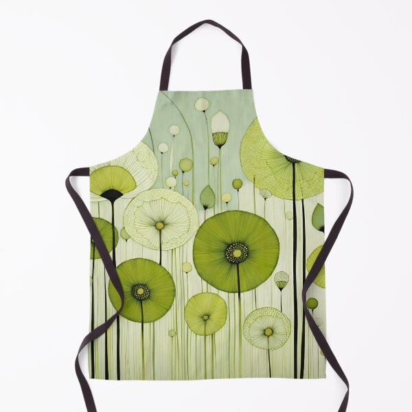 Item preview, Celadon and Chartreuse Flowers  designed and sold by Cathi.