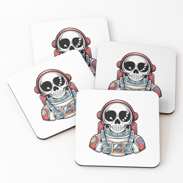 Item preview, Colorful skeleton astronaut designed and sold by PawelNature.
