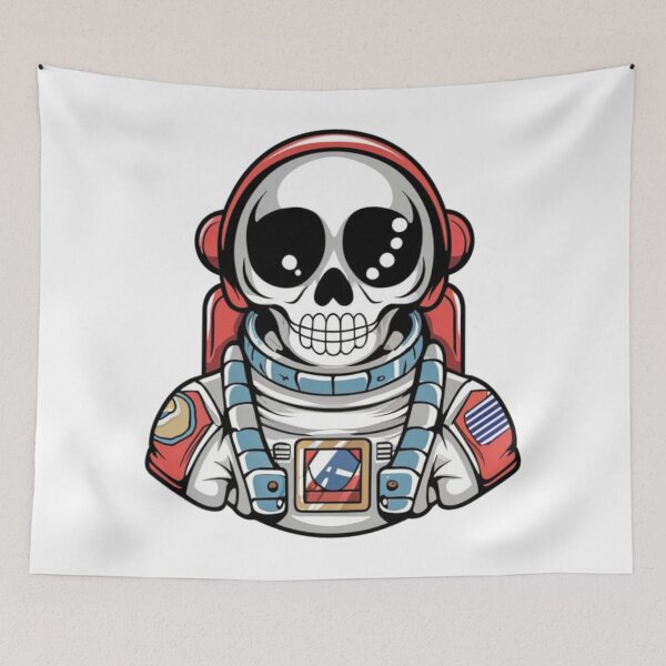 Item preview, Colorful skeleton astronaut designed and sold by PawelNature.