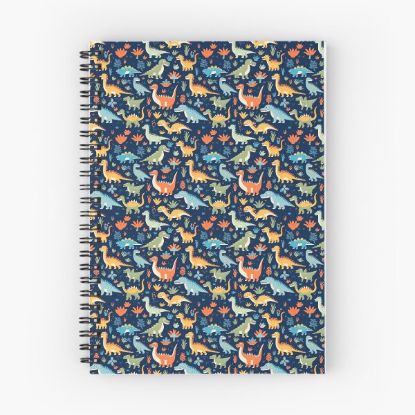 Item preview, small dinosaurs on a dark background, pattern, endless designed and sold by GabbyKI261.