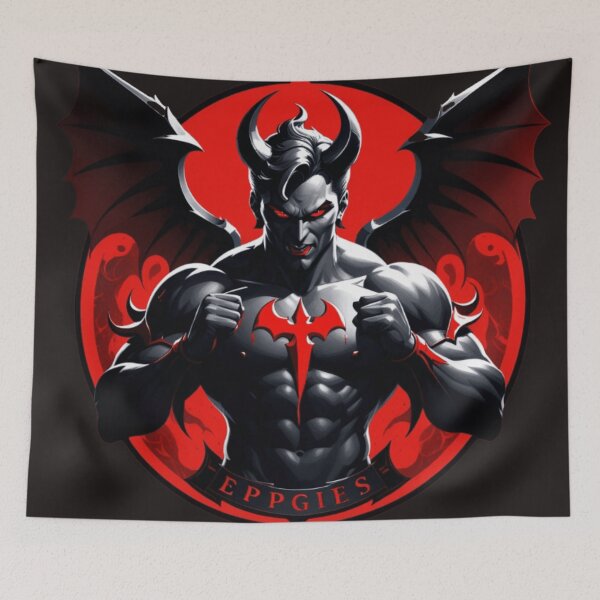Item preview, Male devil angel in a menacing pose. designed and sold by Kulpi6147.