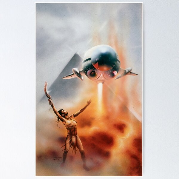 Item preview, Spaceship Landing / Chariot of Fire 2 by Chris Achilleos designed and sold by House of Achilleos.