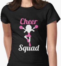 Cheer Squad - Cheerleading Shirt For Cheerleader Girls Women's Fitted T-Shirt