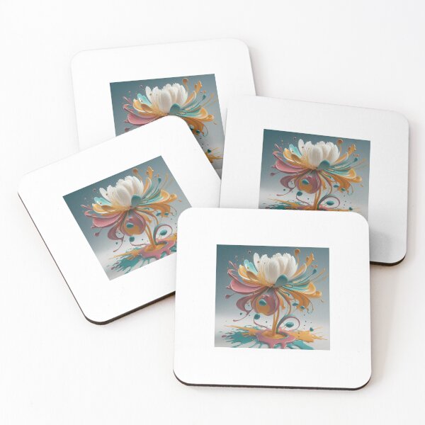 Item preview, An Flower's silhouette, a vibrant palette of paint splashes, embodying the creativity that fuels their spirit, cinematic, designed and sold by srikanth4art.