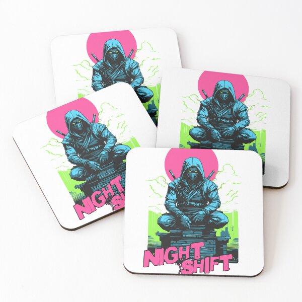 Item preview, Productive Night Shift Worker Cool Ninja  designed and sold by CyberYogi.