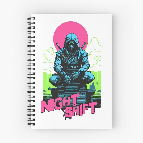 Item preview, Productive Night Shift Worker Cool Ninja  designed and sold by CyberWindow.