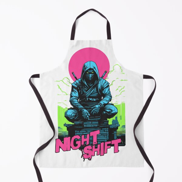 Item preview, Productive Night Shift Worker Cool Ninja designed and sold by CyberWindow.