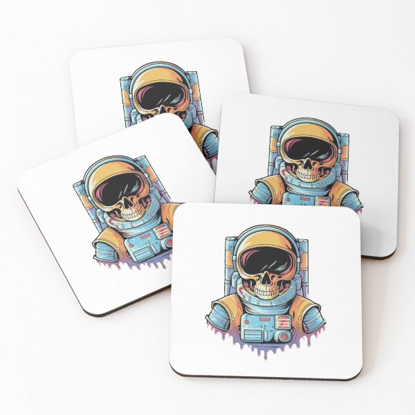 Item preview, Colorful skeleton astronaut designed and sold by PawelNature.