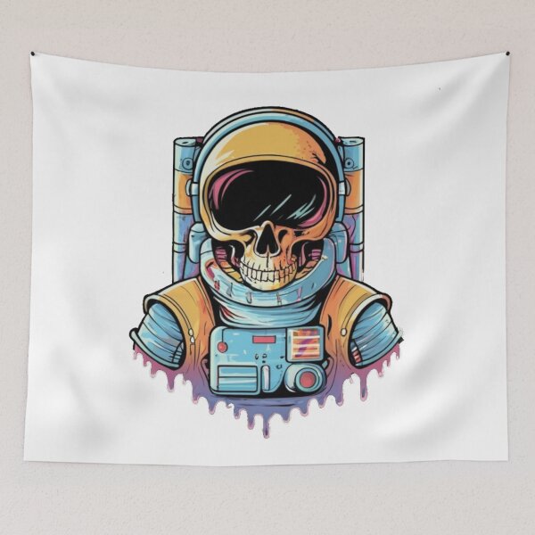 Item preview, Colorful skeleton astronaut designed and sold by PawelNature.