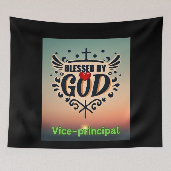 Item preview, BLESSED BY GOD VICE PRINCIPAL designed and sold by carlos crane.