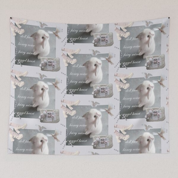 Item preview, Cute coquette bunny quote design angel designed and sold by FjallyDesignZ.