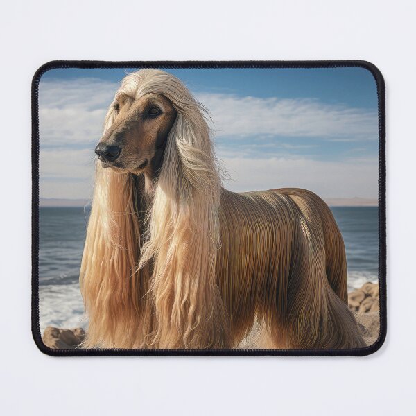 Item preview, Golden Afghan Hound on the Beach designed and sold by Elisabeth Lucas.