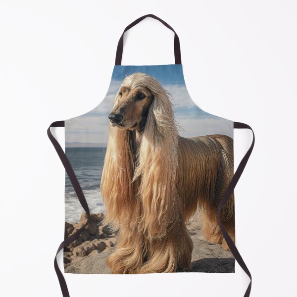 Item preview, Golden Afghan Hound on the Beach designed and sold by Elisabeth Lucas.