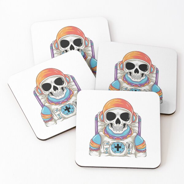 Item preview, Colorful skeleton astronaut designed and sold by PawelNature.