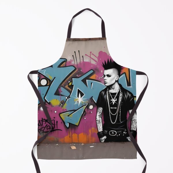 Item preview, Graffiti punk street art designed and sold by TaevasDesign.