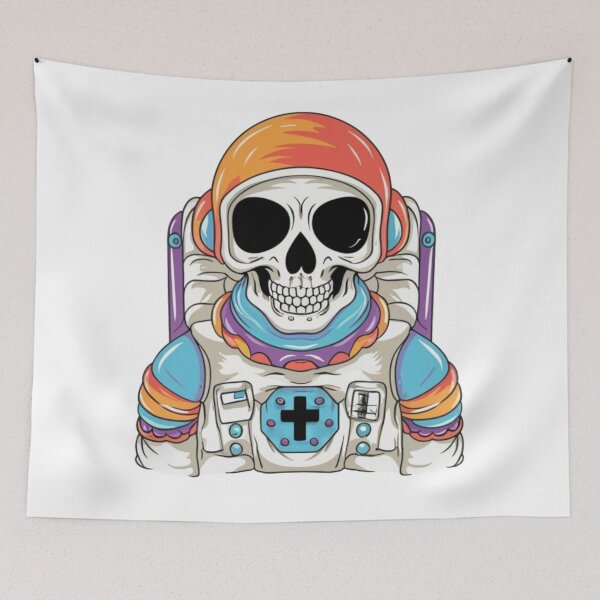 Item preview, Colorful skeleton astronaut designed and sold by PawelNature.