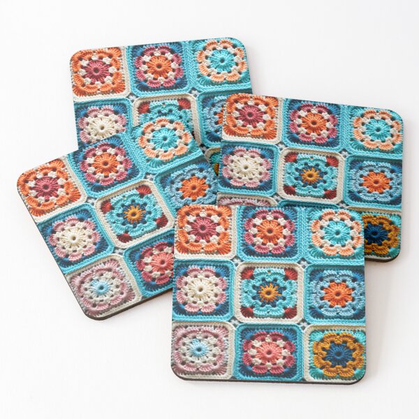 Item preview, Coastal Granny Square Bliss designed and sold by Argunika.