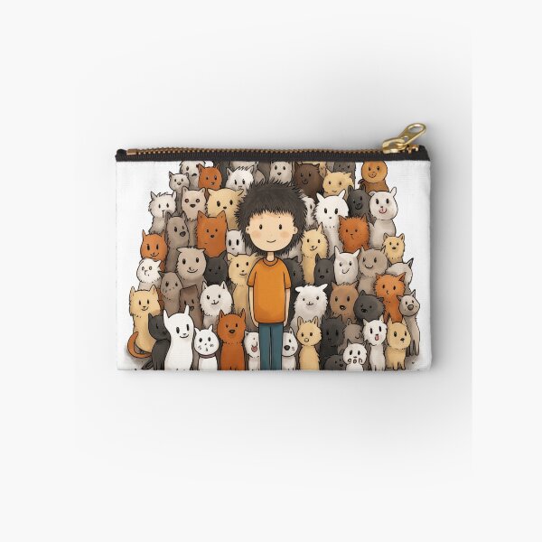 Item preview, A Boy Surrounded by Numerous Cats designed and sold by marrychou.