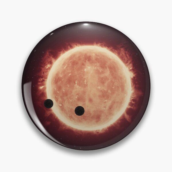 Item preview, STK204967S-Planets transiting red dwarf star in TRAPPIST-1 system. designed and sold by StocktrekImages.