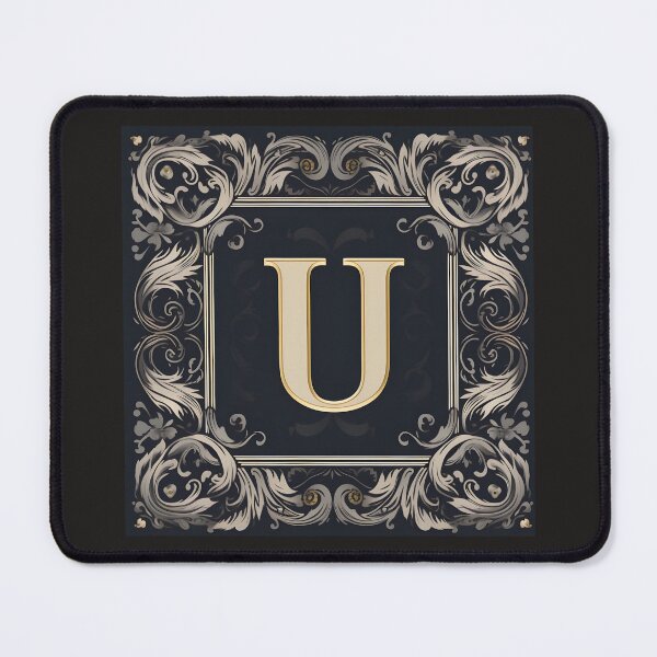 Item preview, MONOGRAM LETTER U - ELEGANT STYLE designed and sold by philevera.