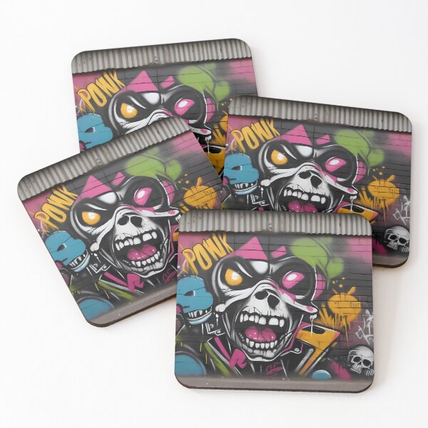 Item preview, Graffiti punk street art designed and sold by TaevasDesign.