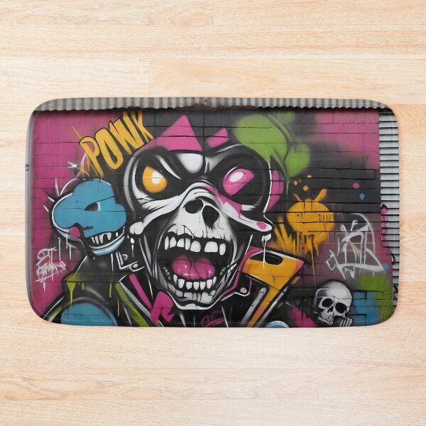 Item preview, Graffiti punk street art designed and sold by TaevasDesign.