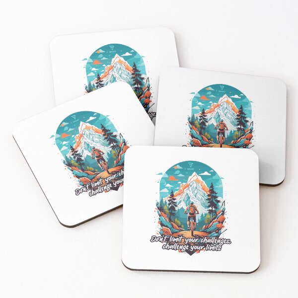 Item preview, Don't  limit your challenges, challenge your limits. Biking gift idea designed and sold by BRUNTadventures.