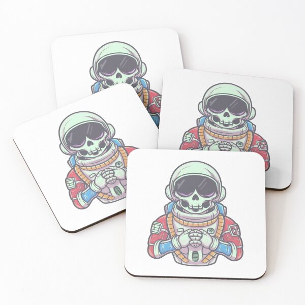 Item preview, Colorful skeleton astronaut designed and sold by PawelNature.