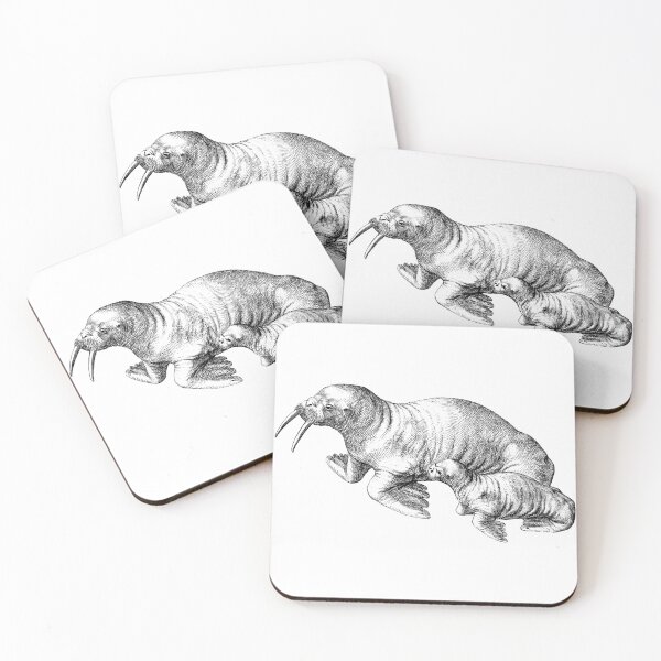 Item preview, WALRUS Art Print Sketch designed and sold by LionessLove.