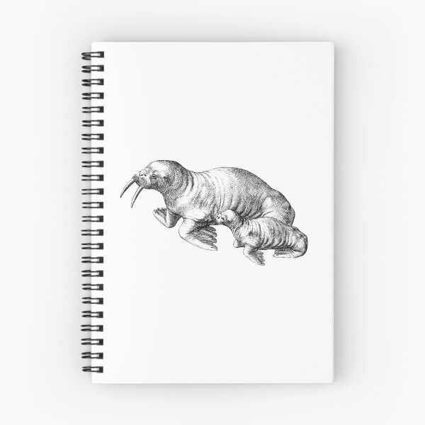Item preview, WALRUS Art Print Sketch designed and sold by LionessLove.