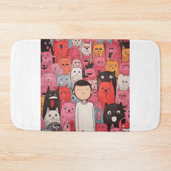 Item preview, A Boy Surrounded by Playful Dogs 1 designed and sold by marrychou.