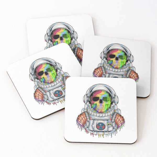 Item preview, Colorful skeleton astronaut designed and sold by PawelNature.