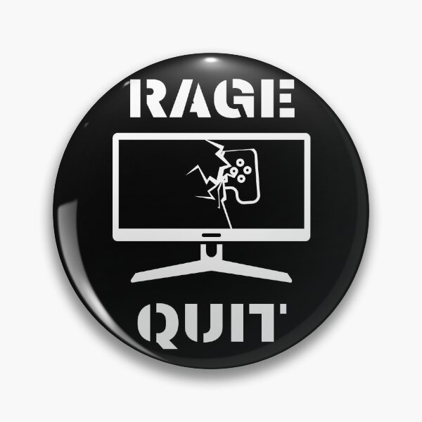Item preview, Rage quit tv destroyed with broken controller designed and sold by JuniperusArt.