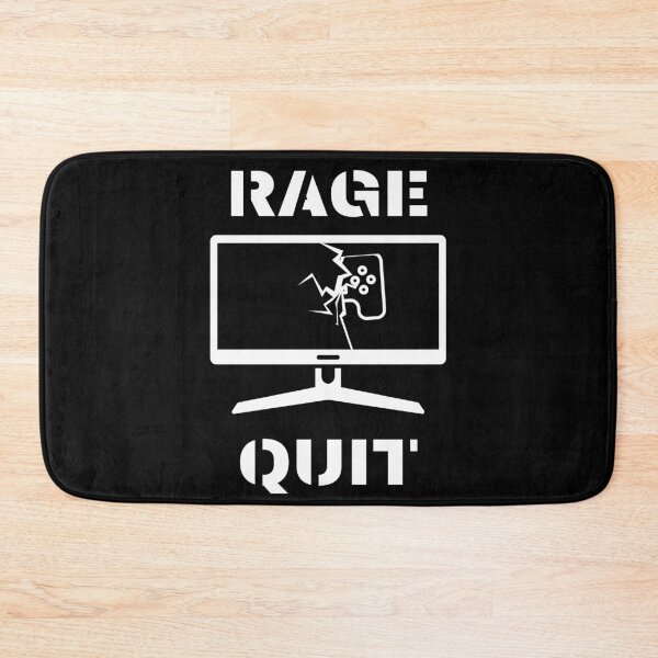 Item preview, Rage quit tv destroyed with broken controller designed and sold by JuniperusArt.
