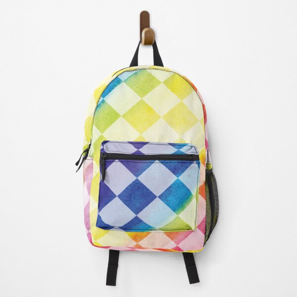 Item preview, Rainbow Checkers designed and sold by JillPillDesign.