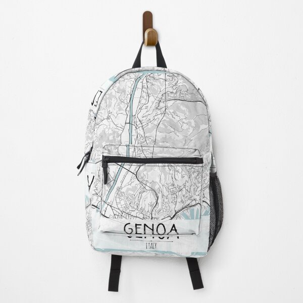 Item preview, Genoa Italy Map designed and sold by TravelWish.