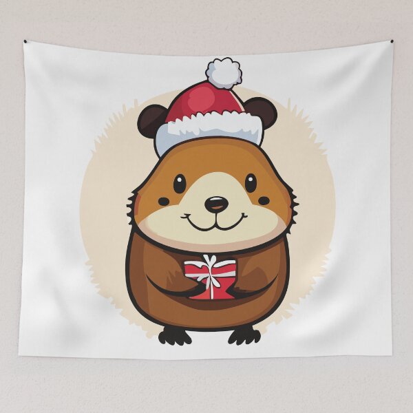 Item preview, Baby Beaver Christmas designed and sold by okomerkilic.