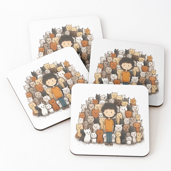 Item preview, A Boy Surrounded by Playful Dogs 2 designed and sold by marrychou.