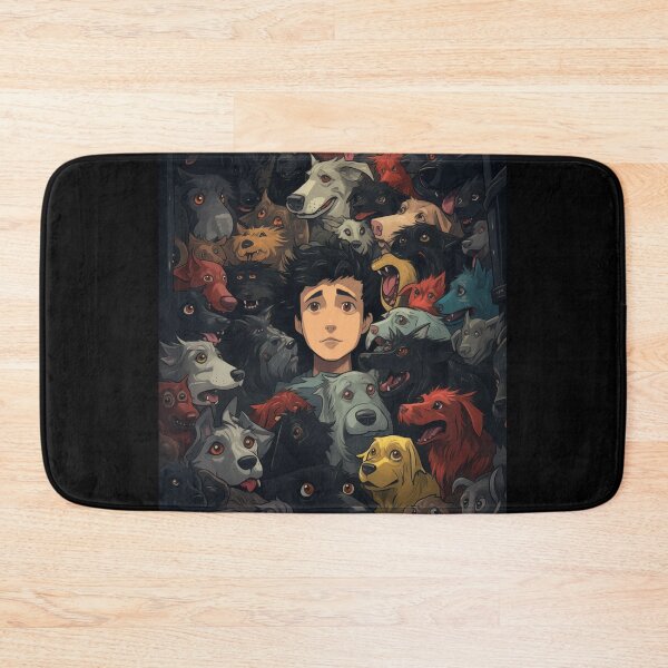 Item preview, A Boy Surrounded by Playful Dogs 3 designed and sold by marrychou.
