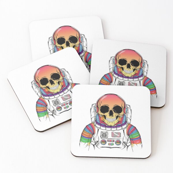 Item preview, Colorful skeleton astronaut designed and sold by PawelNature.