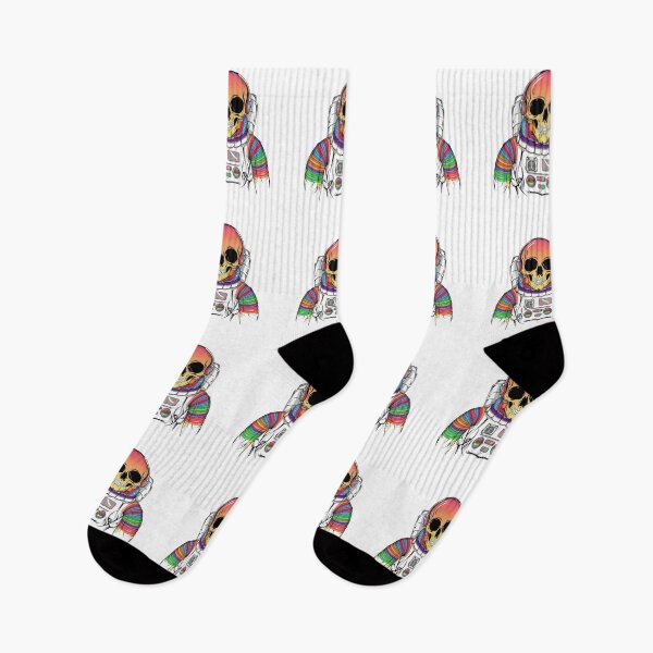 Item preview, Colorful skeleton astronaut designed and sold by PawelNature.